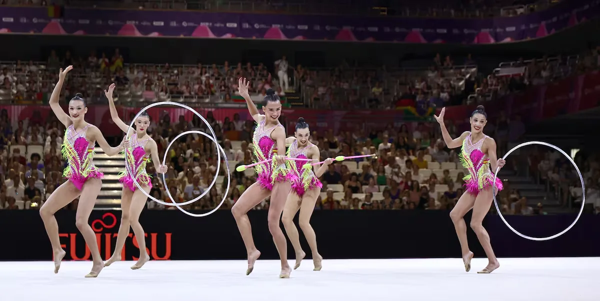 The Spanish rhythmic gymnastics team wins a historic world gold 35 years later