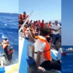 Las imágenes del rescate del barco naufragado en Chipre: los pasajeros a bordo graban los momentos de tensión