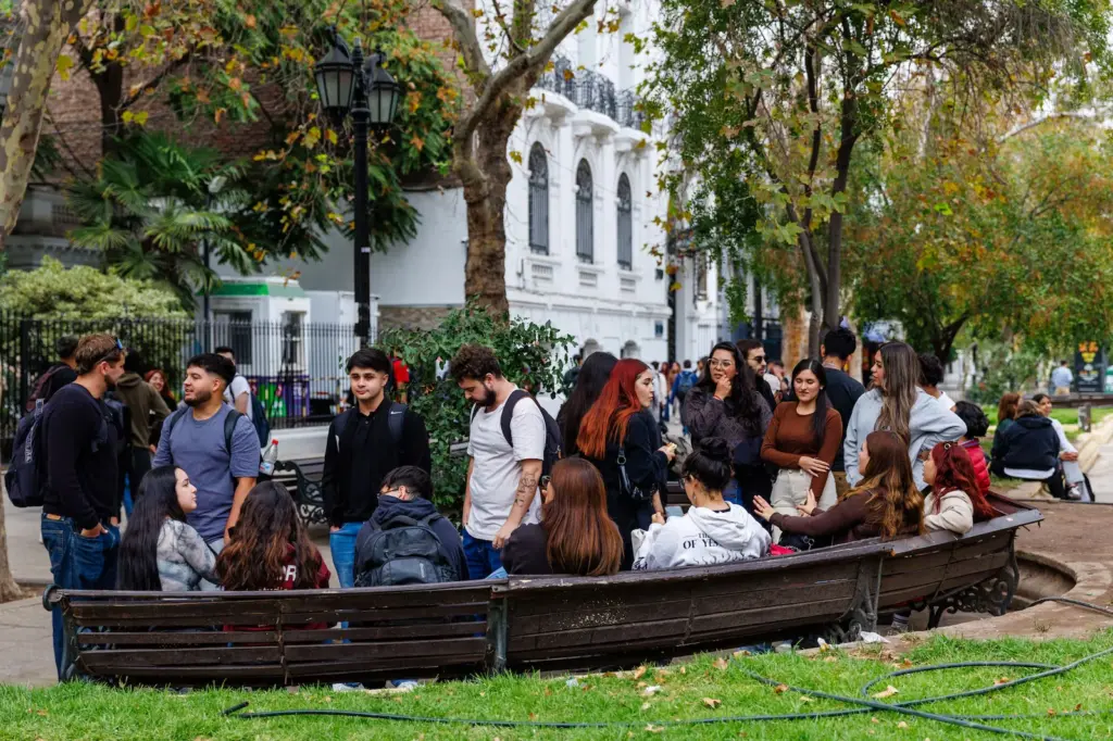 university students in Santiago de Chile