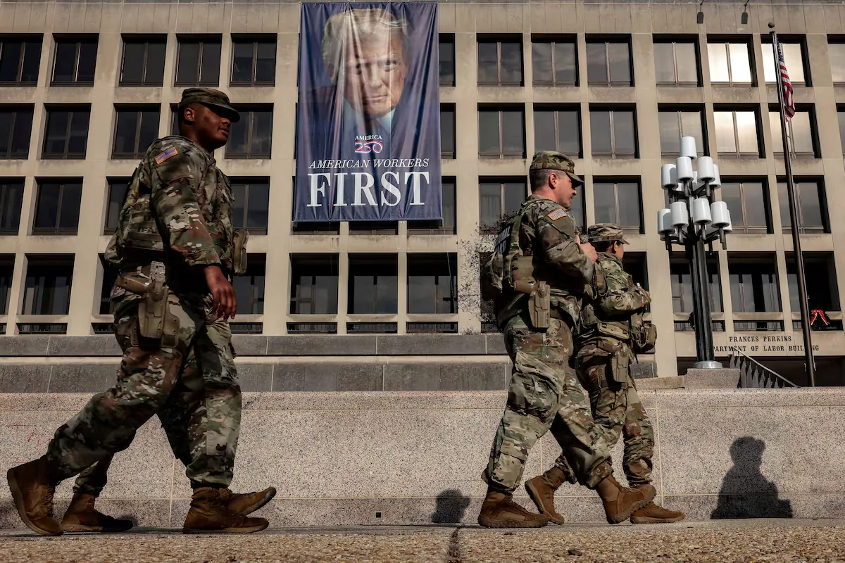 Washington does not get used to the National Guard a year after Trump sent the troops