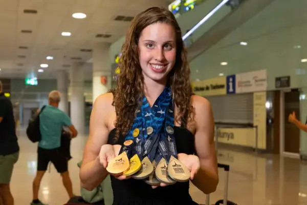 Iris Tió, synchronized artistic swimmer: “It makes me happy to see that I reach people's souls”