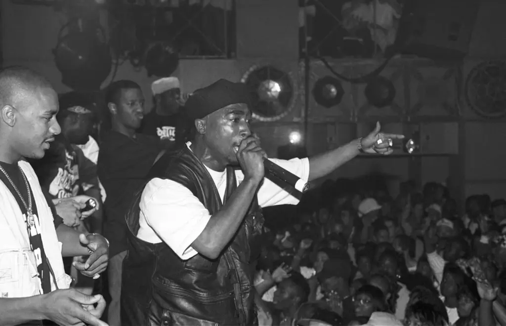 Tupac Shakur en el Palladium, el 23 de julio de 1993, en Nueva York.