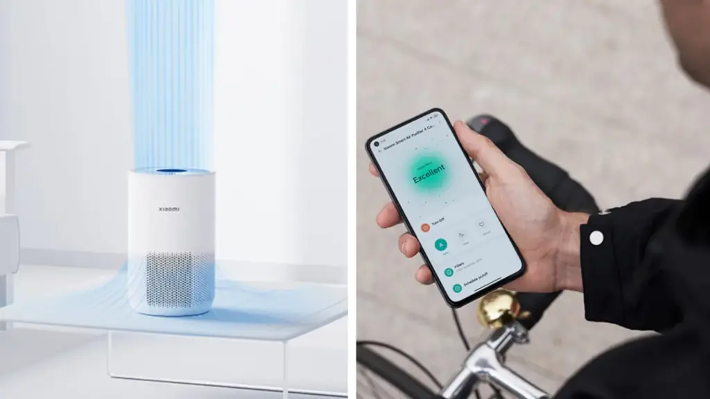 Este purificador de aire Xiaomi cuenta con control remoto inteligente.