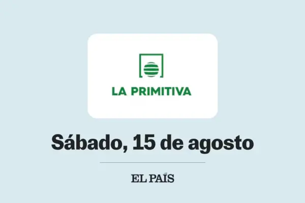 La Primitiva: draw of Saturday, August 15
