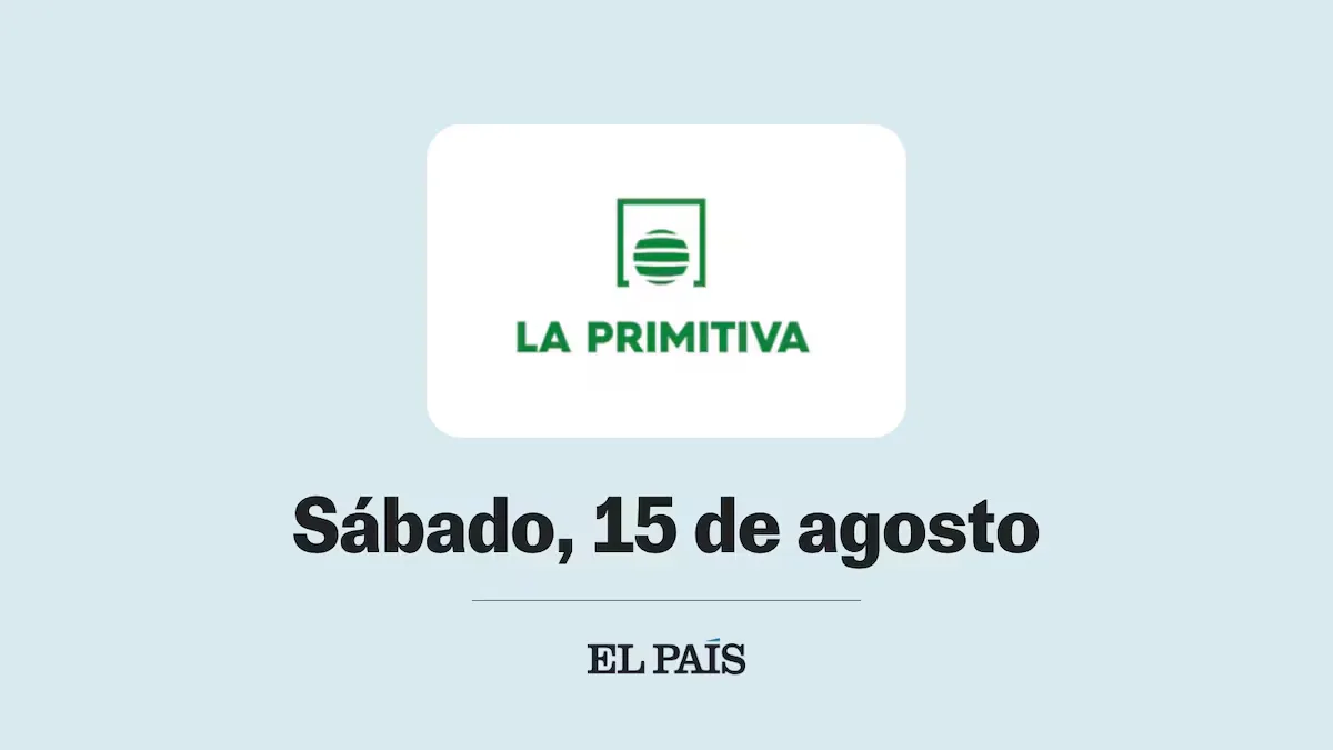 La Primitiva: draw of Saturday, August 15