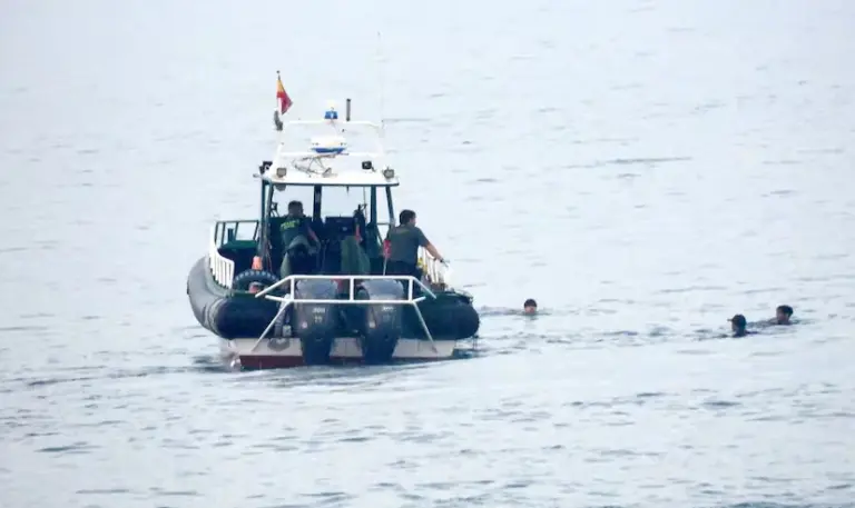 The hands that saved the swimmers at the Ceuta border: “Getting a baby and a family out is a joy”