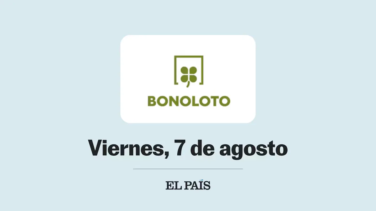 Bonoloto: check draw for Friday, August 7