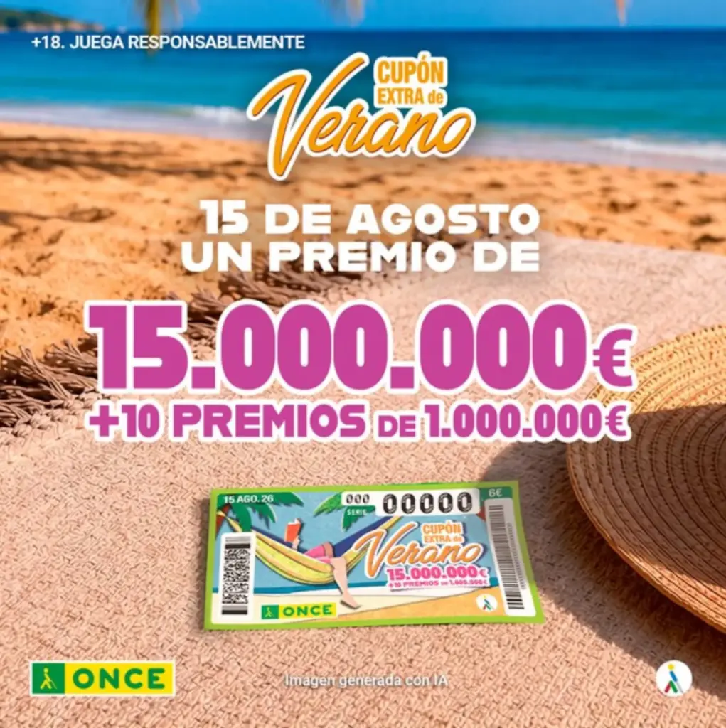 Sorteo Extra de Verano de la ONCE 2026