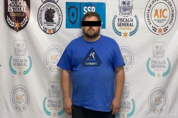 American arrested in Saltillo accused of triple homicide and attempted kidnapping of a minor while trying to cross into Texas