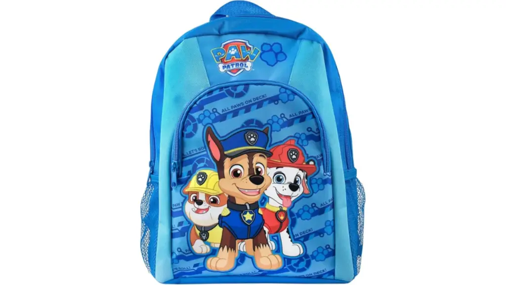 Children's Paw Patrol backpack.
