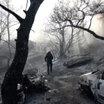 Two dead and four injured in a fire on the Greek island of Salamina