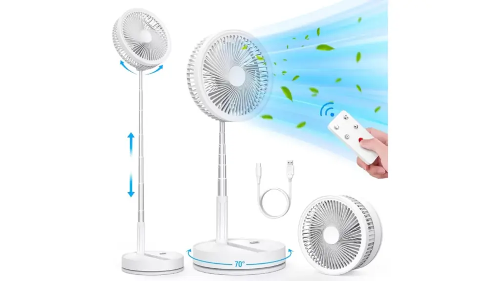 Este ventilador portátil y plegable es uno de los más vendidos en Amazon