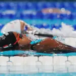 Sara Curtis shatters the 50m backstroke world record