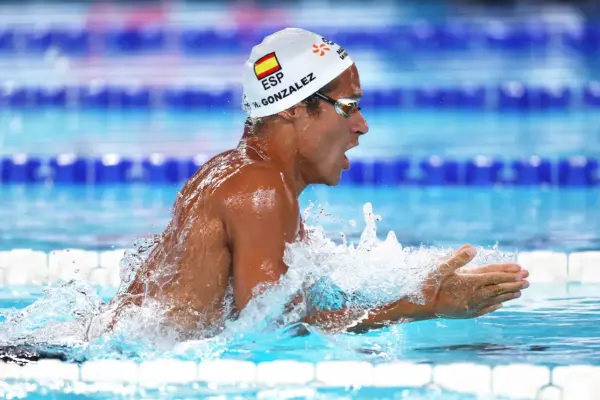 Hugo González opens the Spanish medal tally with a silver at the European Swimming Championships