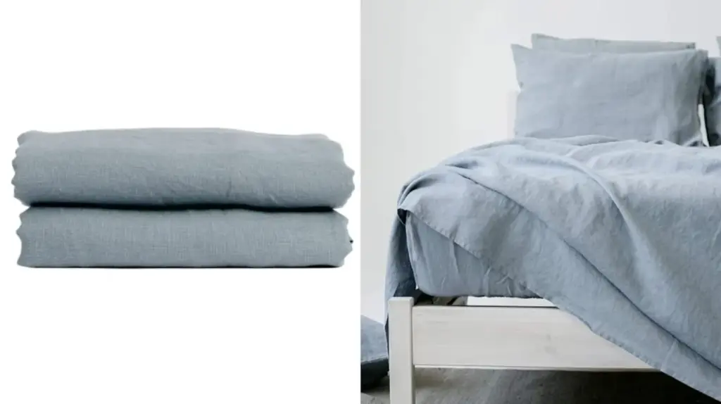 These are linen top sheets sold in various sizes and colors.