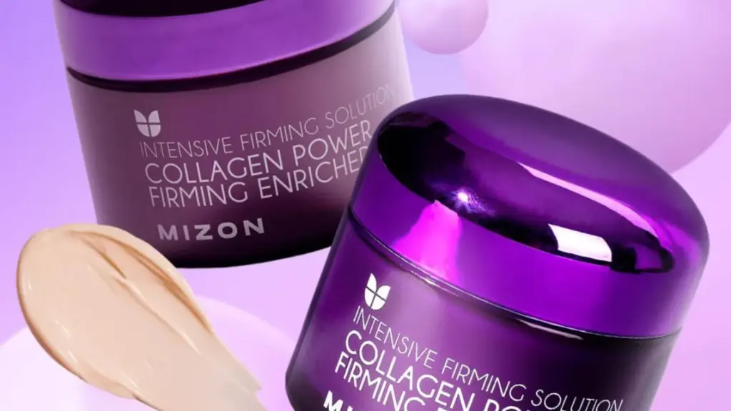 This Korean collagen cream from Mizon enhances elasticity.