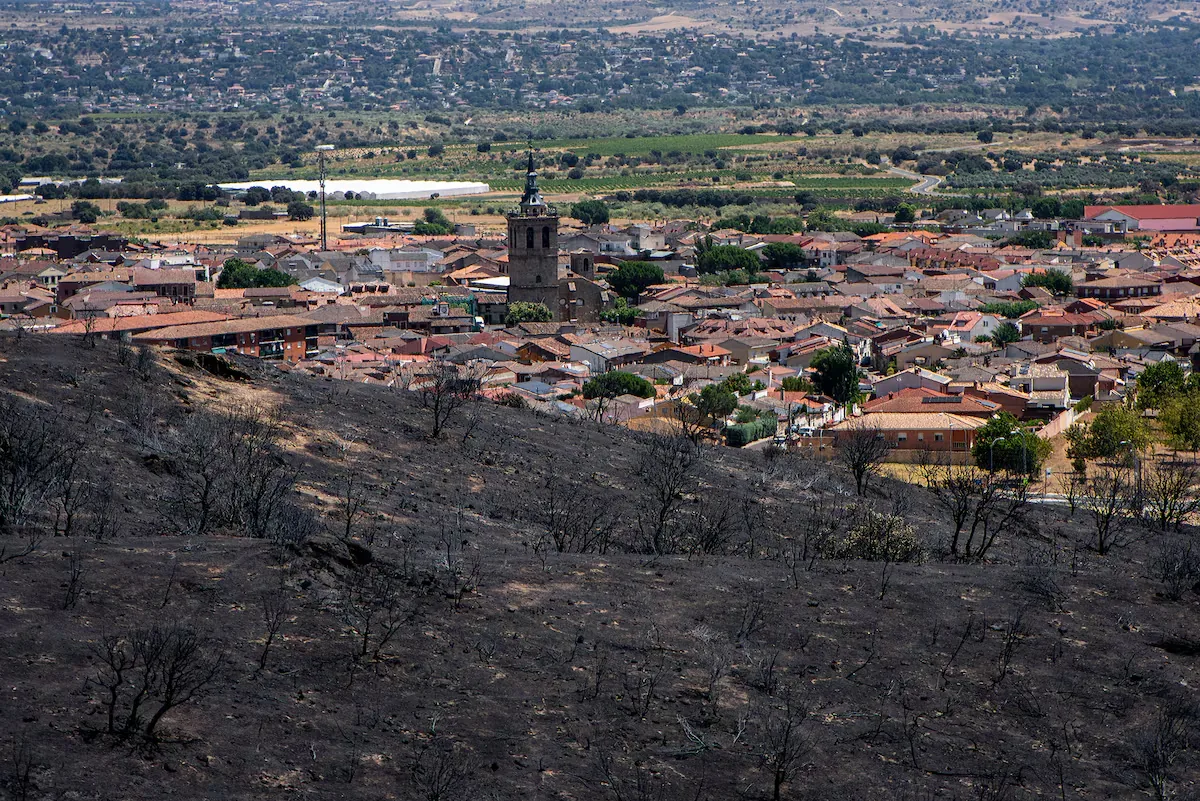 Controlled the fire in the Sierra Oeste de Madrid after 14 days burning
