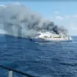 Five people die in Indonesia in a ferry fire with more than 200 passengers