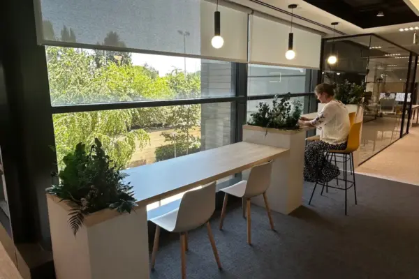 This is what the new offices for workers burned out by AI look like