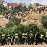 Morocco thwarts the attempt of hundreds of sub-Saharan migrants to reach Ceuta