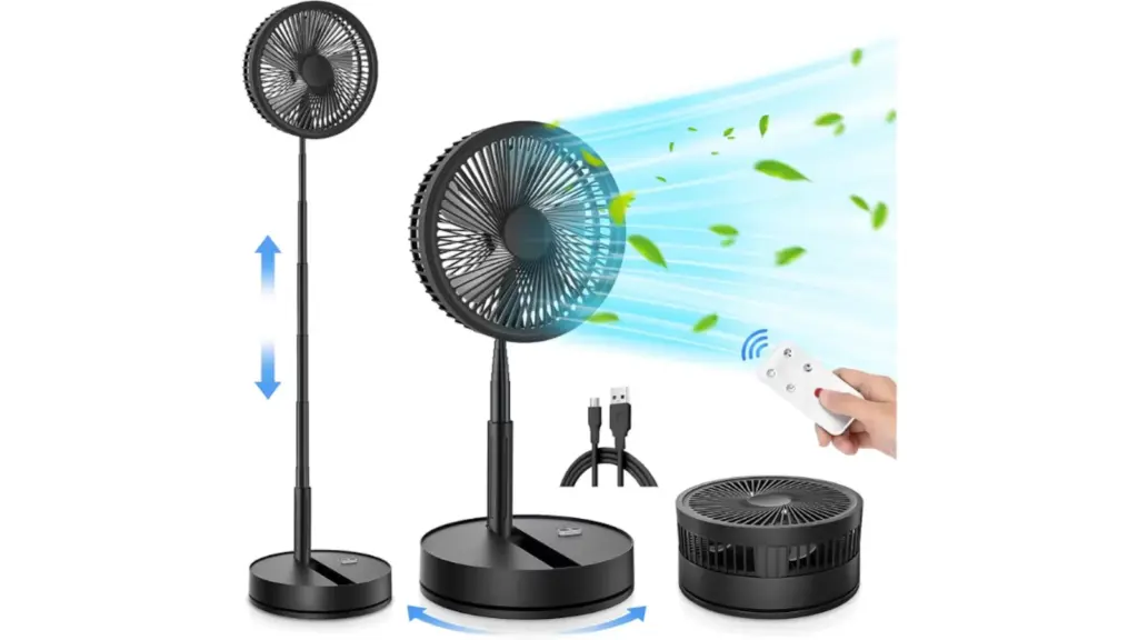 Este ventilador portátil y plegable es uno de los más vendidos en Amazon