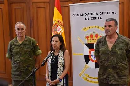 Robles will reaffirm the work of the Armed Forces and the Spanishness of Ceuta in Congress