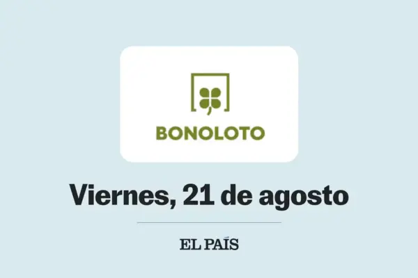 Bonoloto: check draw for Friday, August 21