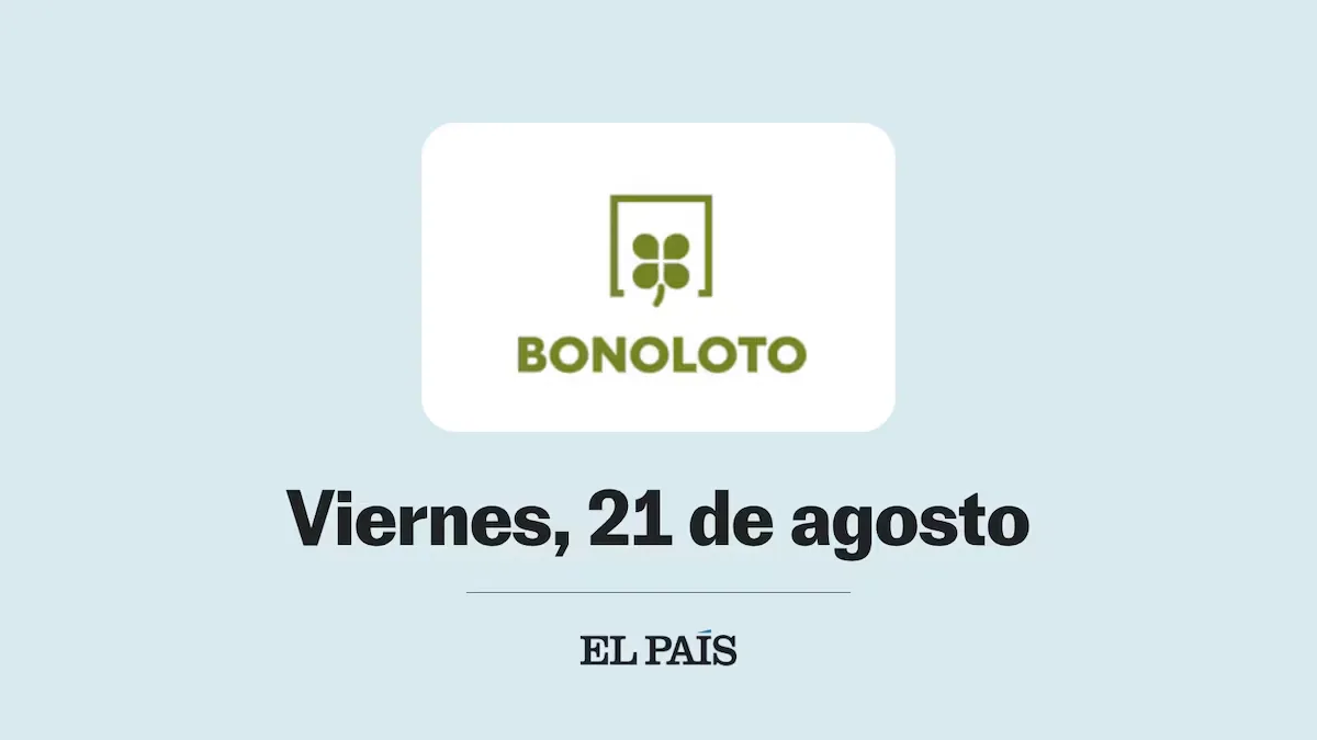 Bonoloto: check draw for Friday, August 21
