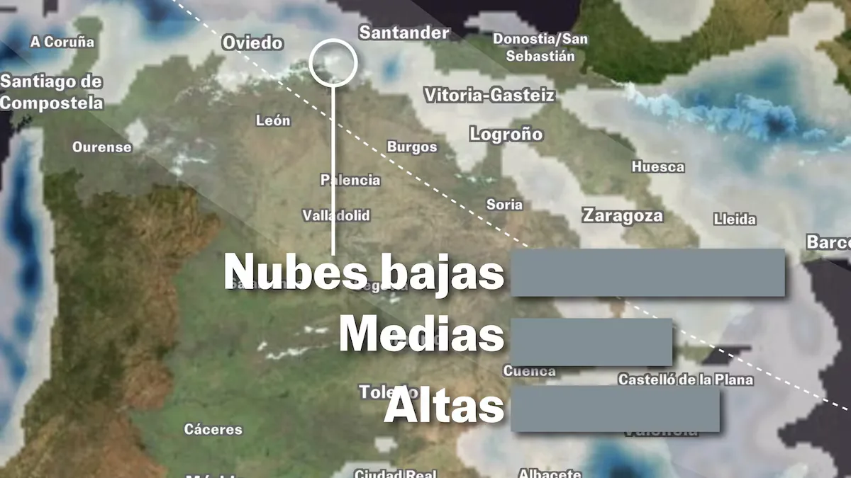 Where will there be clouds during the eclipse? Check how the skies and horizon will be in each municipality