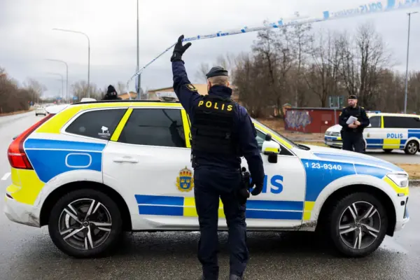 A man armed with a sword injures several people at a school in Sweden
