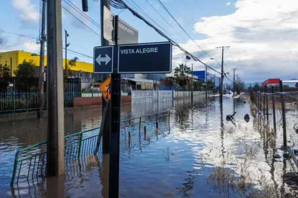 When the rain arrives in Santiago: the new frontal system and atmospheric river that will affect Chile