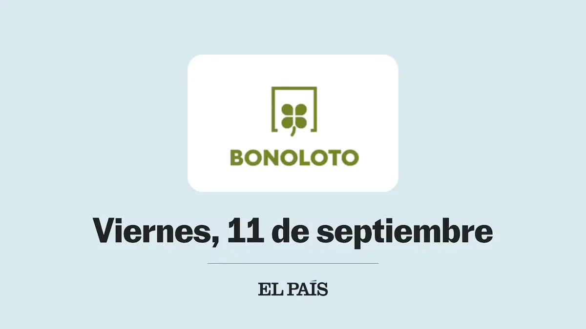 Bonoloto: check numbers for the draw on Friday, September 11