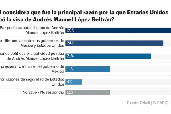 Los mexicanos, divididos sobre las causas de la cancelación de la visa a Andy López Beltrán