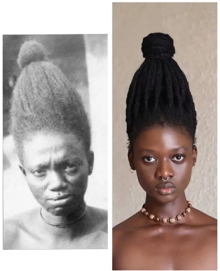 Laetitia Ky, the artist who uses her hair to reclaim Africa's precolonial identity: “Hair was a superpower and I wanted to claim it”