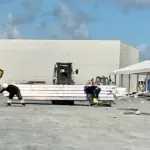 The National Court allows the temporary use of the migrant camp in the port of Ceuta