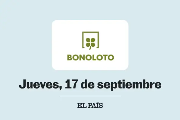 Bonoloto: check draw for Thursday, September 17