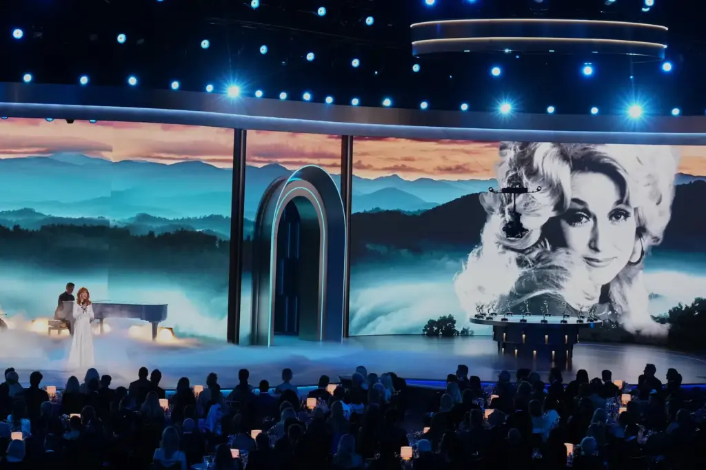 Reba McEntire tribute to Dolly Parton