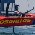 The boiling Mediterranean is silk for Los Gallos, who dazzle in the first day of the SailGP in Valencia