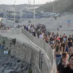 The Police report points out that Moroccan agents "guided" the entry of migrants into Ceuta
