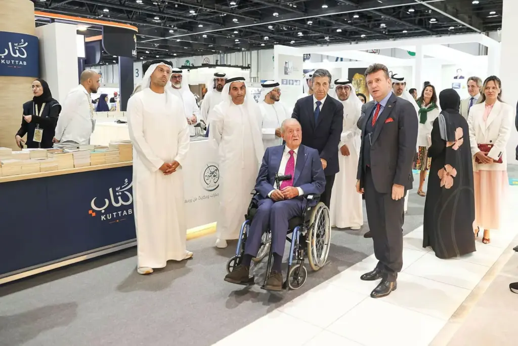 Juan Carlos I presents his memoirs at the Abu Dhabi International Book Fair