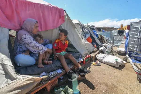 Fear after the fire in Tarajal: "I don't know what will happen tonight, if the fire will return, if they will shoot at us again"