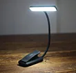 Rechargeable clip-on LED reading lamp