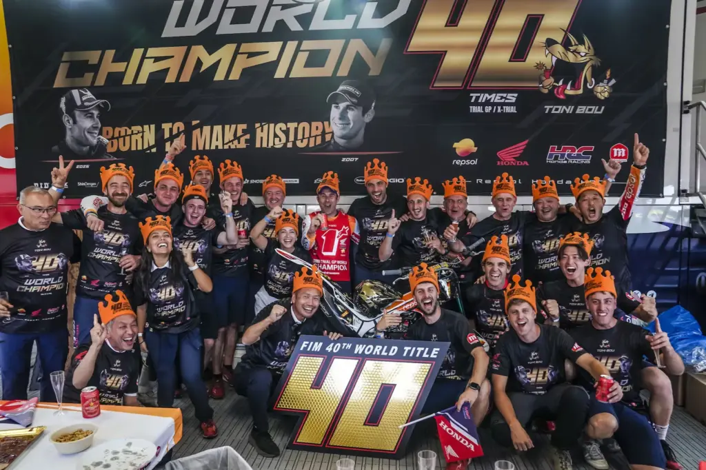 Toni Bou's 40, who already has more trial world championships than years: "Even when I win, I think about what I need to improve"