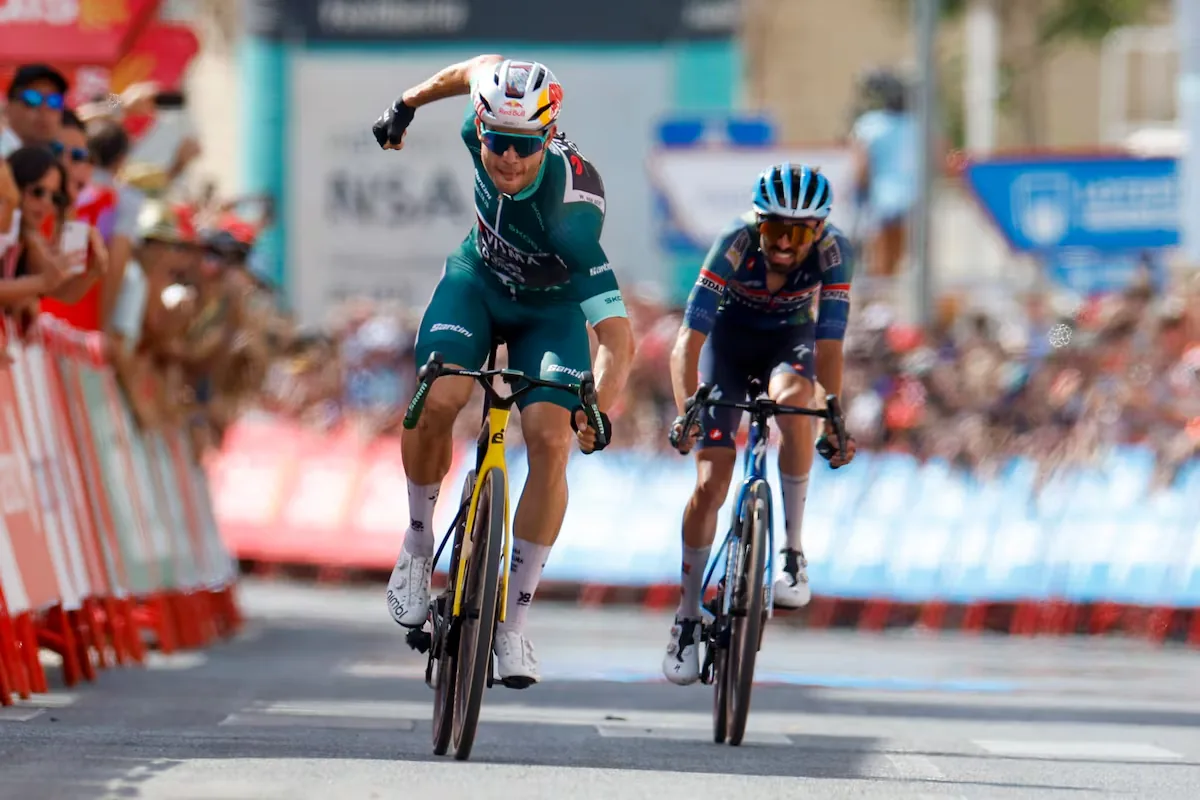 Van Aert's persistence is rewarded in the Vuelta a España