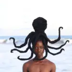 Laetitia Ky, the artist who uses her hair to reclaim Africa's precolonial identity: “Hair was a superpower and I wanted to claim it”