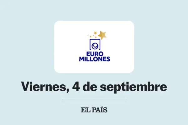 Euromillions: check draw for Friday, September 4