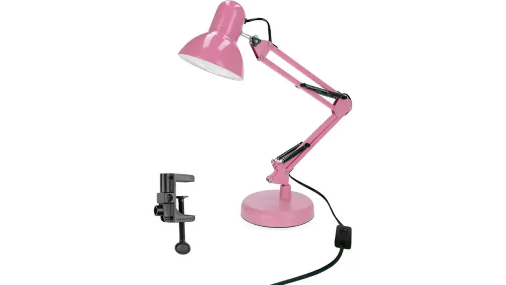 Amazon has colored desk lamps ideal for working or studying.