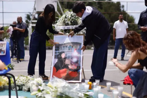 In white and with a black backpack: in search of the alleged killer of Claudia Tacoronte in Mexico