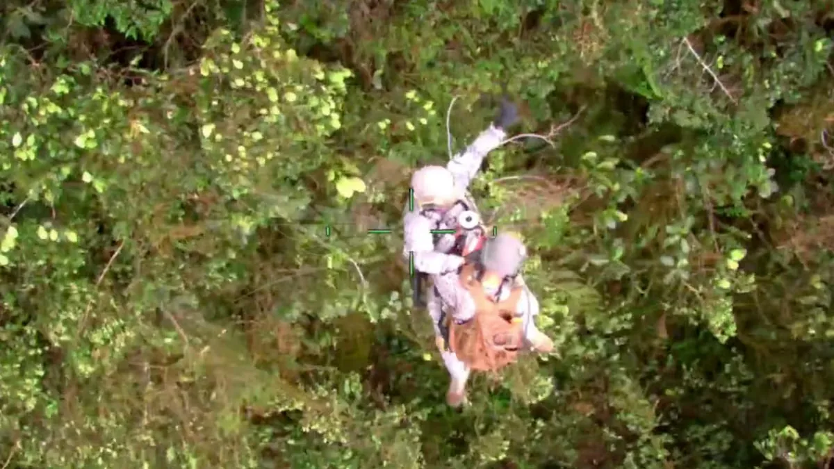 The rescuers arrive at the wreckage of the plane crashed in Chocó, but they do not find its occupants