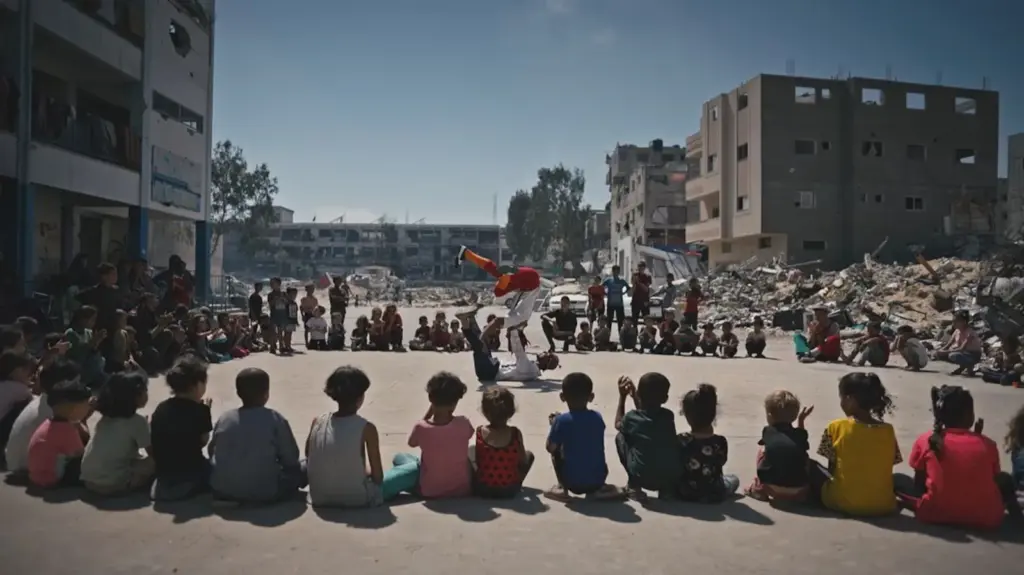 A traveling circus for the horror of Gaza